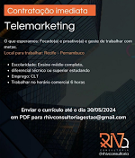 Vaga de Telemarketing em Recife/PE