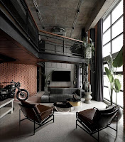 Diseño de interiores el estilo Industrial