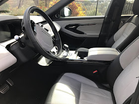 Interior view of 2020 Range Rover Evoque