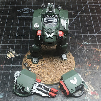 Dark Angels Ballistus Dreadnought WIP