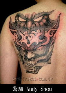 Devil face Tattoo Design artwork