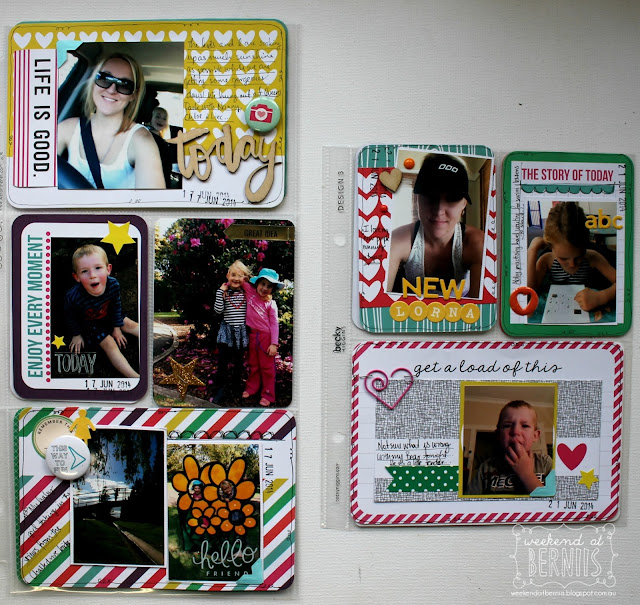 Project Life week 25 by Bernii Miller using the Confetti Core Kit. 