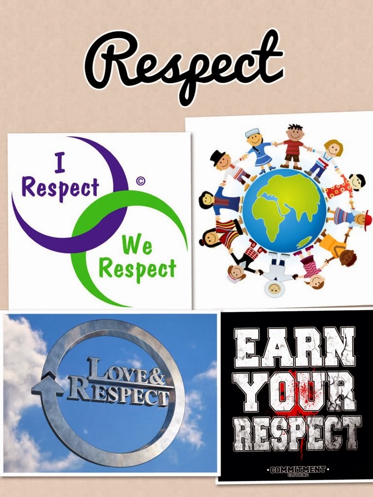 Respect to me....