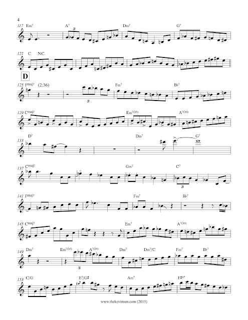 Clifford Brown Solo Transcription - "After You've Gone" 4