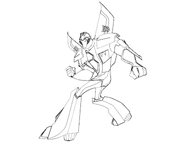 #1 Transformers Coloring Page