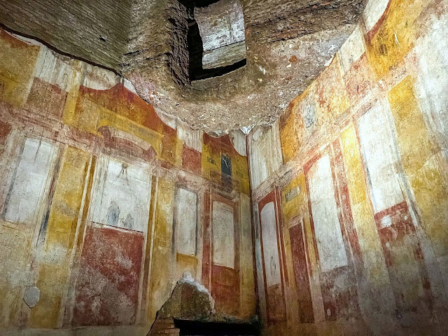 Το ανάκτορο Domus Aurea, μνημείο πολιτιστικής κληρονομιάς της UNESCO, που χτίστηκε από τον Νέρωνα στη Ρώμη τον 1ο αιώνα μ.Χ.