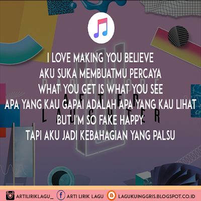 Arti Lirik Lagu Fake Happy - Paramore