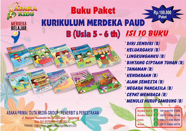 buku paud kurikulum merdeka,paket buku paud kurikulum merdeka, katalog buku paud kurikulum merdeka,paket kurikulum merdeka buku paud,asaka kids, buku paud 2023,buku paud terbaru 2023