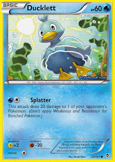 Ducklett Plasma Blast Pokemon Card