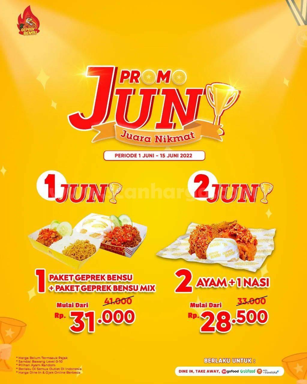 GEPREK BENSU Promo Paket Juara Nikmat Juni 2022