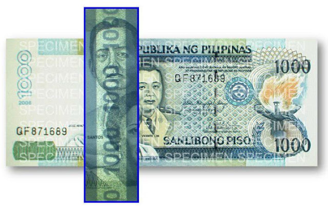 List of Security Features of Banknotes and Coins Philippines