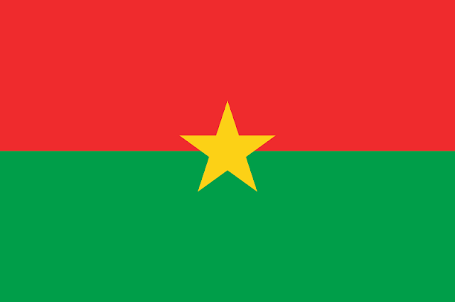 Bendera negara Burkina Faso