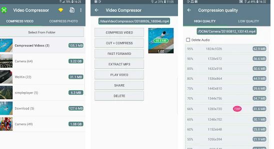 Top 10 best free Android video compressor apps to reduce file size without loss