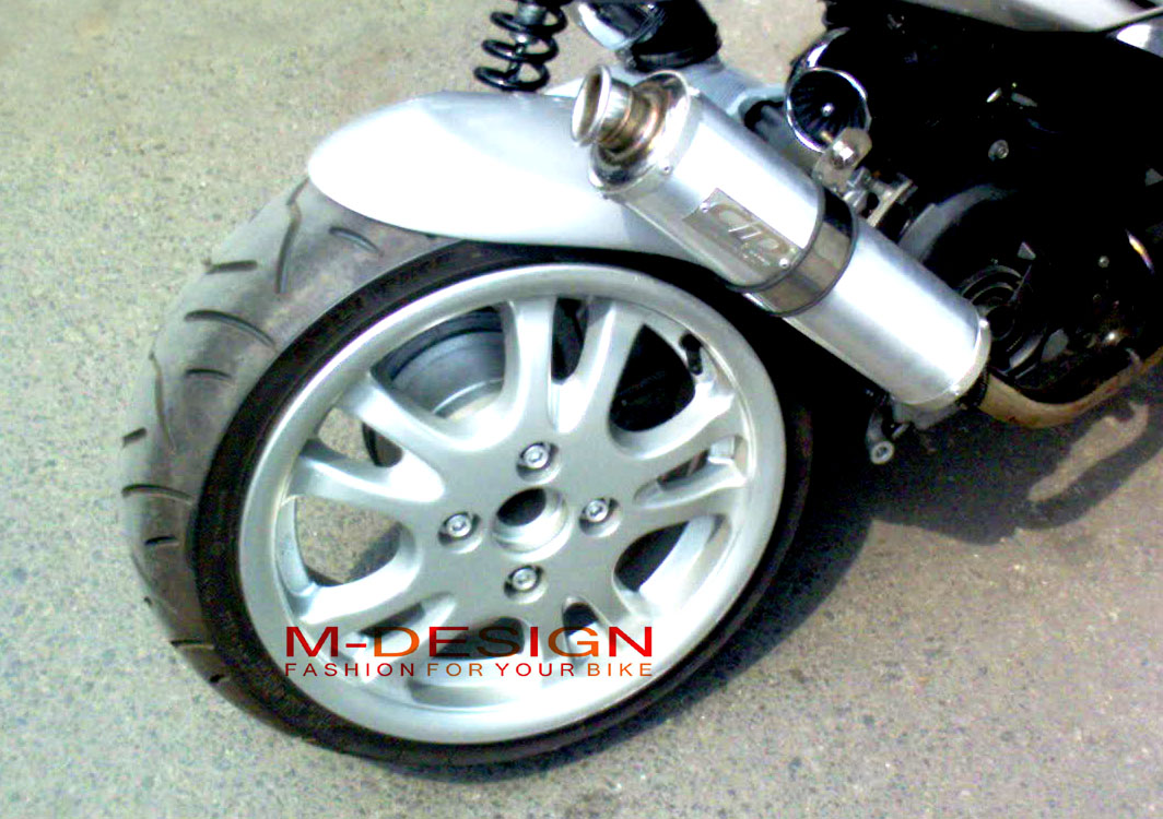 News Motorcycle Modification Velg Lebar Model