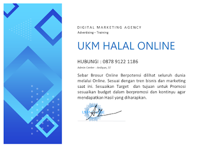 Marketing Online Surabaya Sidoarjo, Digital Marketing Agency UKM Halal Online Surabaya Sidoarjo