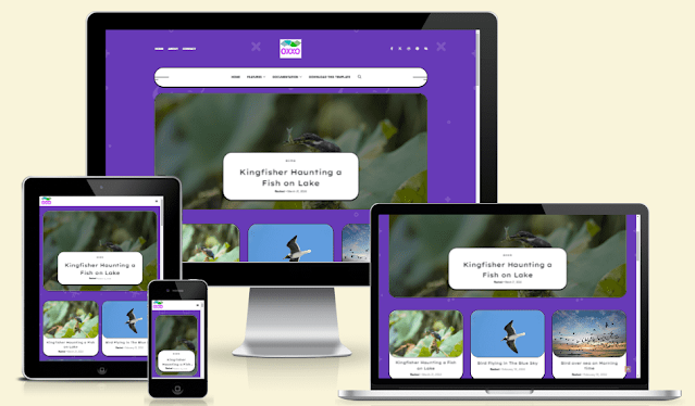 Oxxo Blogger Template Premium Download