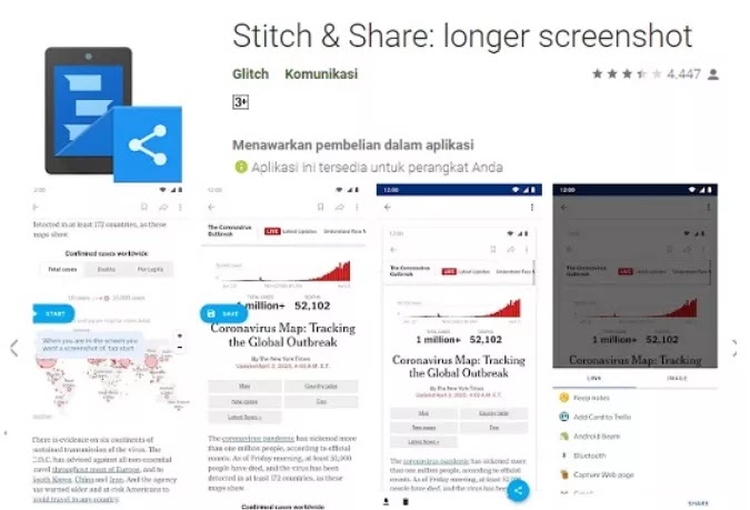 Stitch & Share Longer Screenshot