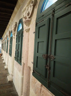 Calzada romana en el museo etnográfico de Oviedo