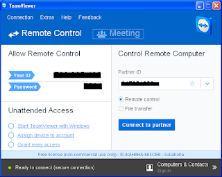 cara menggunakan teamviewer, remote pc software, cara remote pc, cara kawal komputer, cara remote komputer