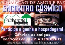 Promoção Encontro Cósmico e Amor e Paz Sem Fronteiras