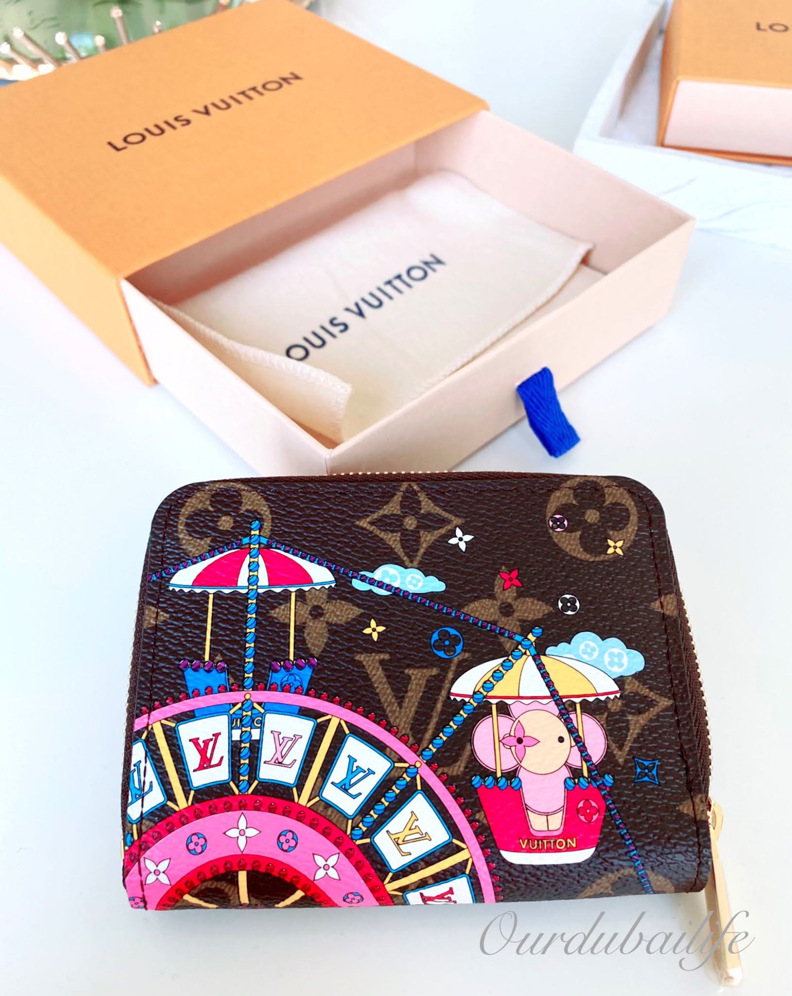 Louis Vuitton Christmas 2020 Vivienne Ferris Wheel Zippy Coin Purse