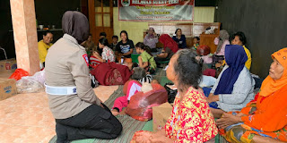 Polres Trenggalek Berikan Bantuan Trauma Healing Bagi Anak-Anak Korban Banjir