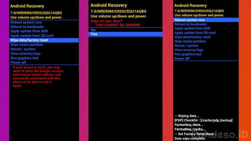 Cara Factory Reset HP Itel