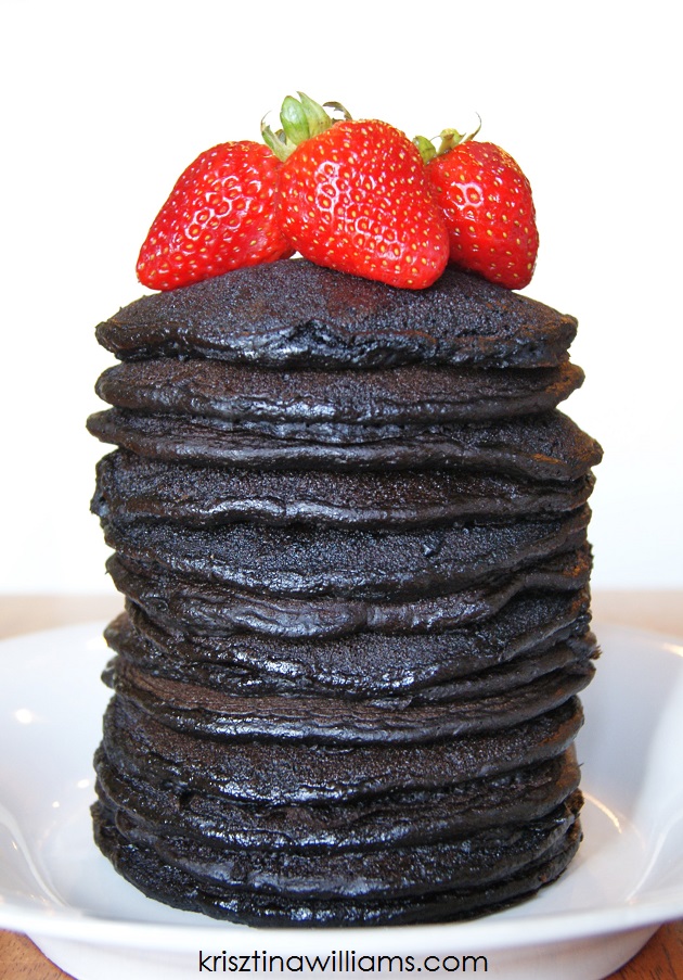 chocolate pancakes from scratch