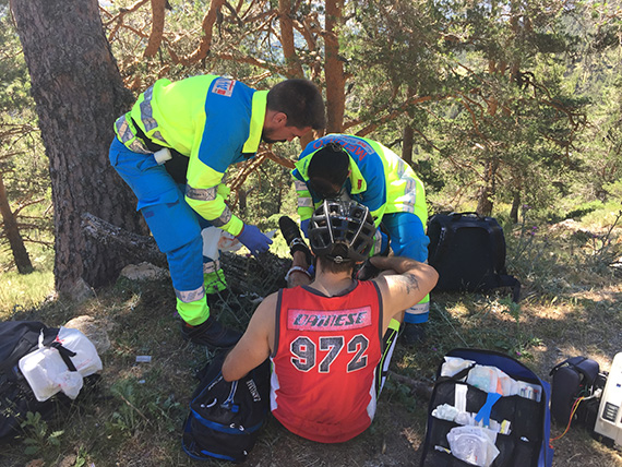 Muchas gracias al Summa 112, a su helicóptero, al personal sanitario, pilotos, y a todas las personas que participaron en el rescate