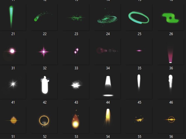 126 Lens Flare in PNG Effect packs free downloads by Aju photoshop