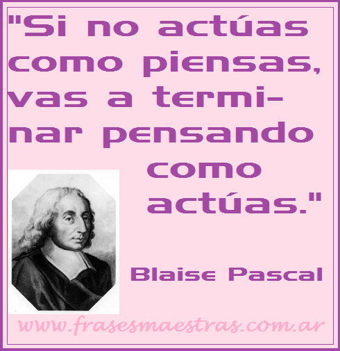 frases de Blaise Pascal