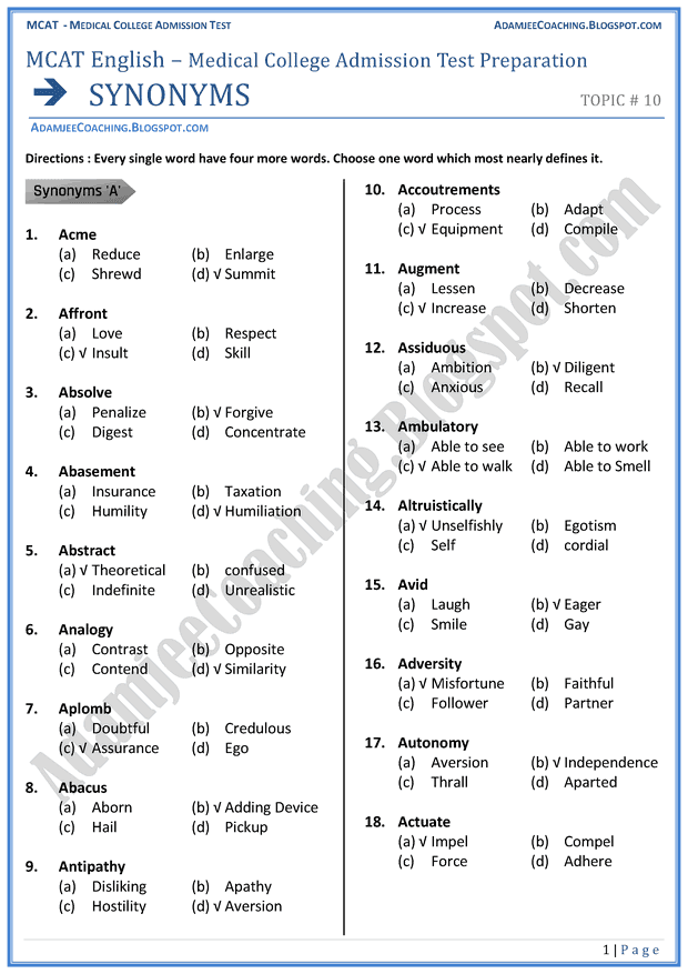 mcat-english-synonyms-mcqs-for-medical-entry-test