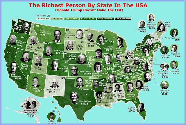 The Richest In Each US State .....