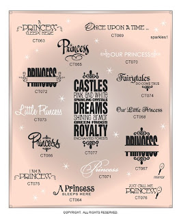 Image Vinyl decal princess decor