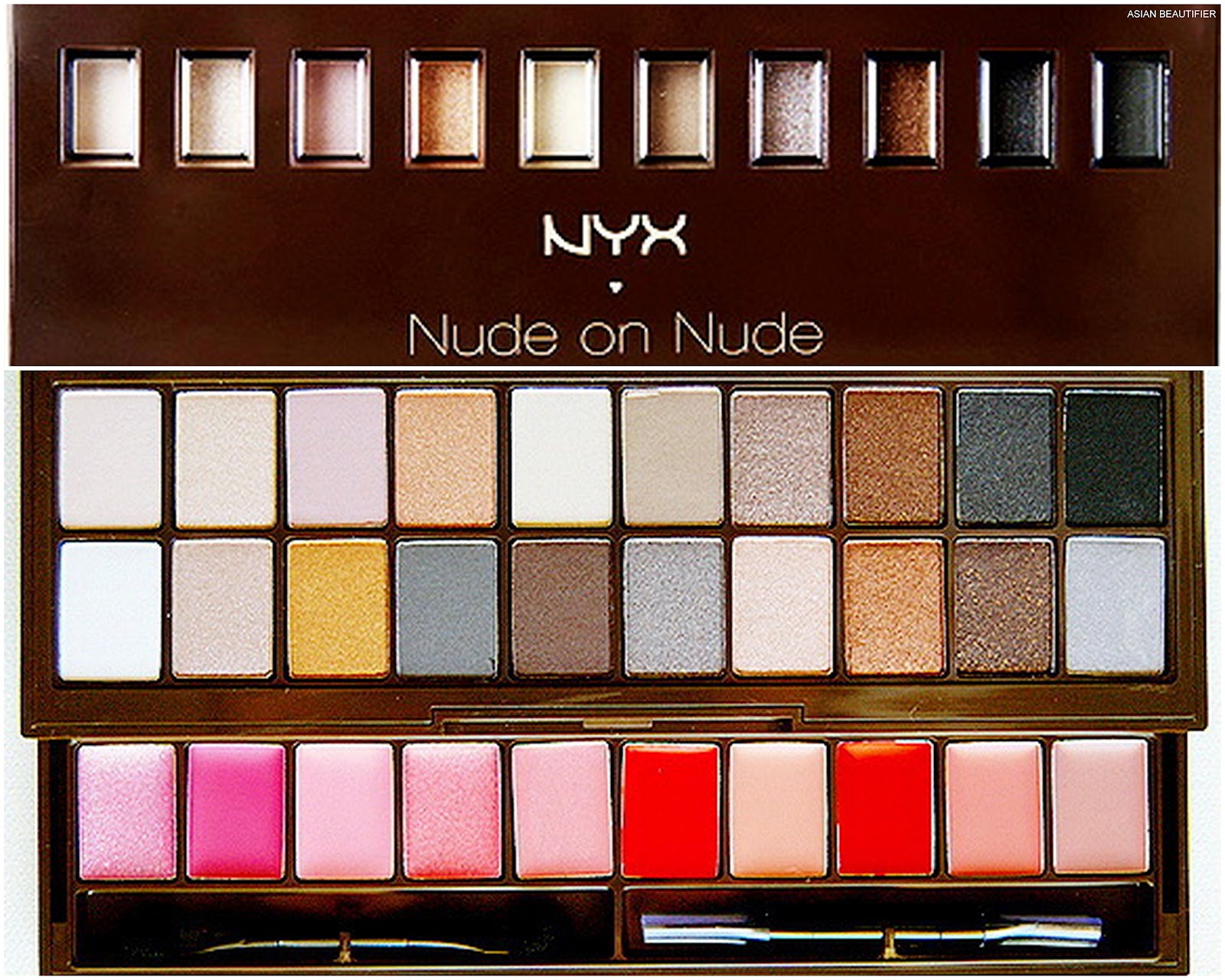 NYX Nude on Nude Eyeshadow and Lipstick Palette NYX Nude on Nude Eyeshadow and Lipstick Palette