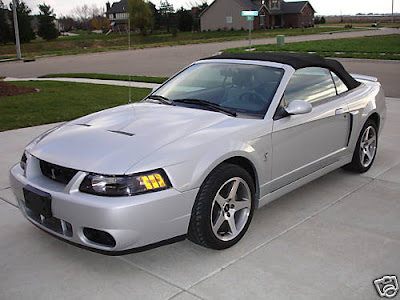 2003 Ford Mustang Cobra Convertible Mileage 13820 miles Location