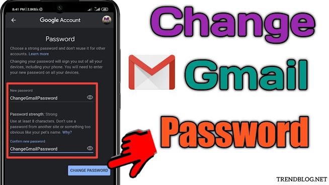 How to Change Your Gmail Password-Only One Minute