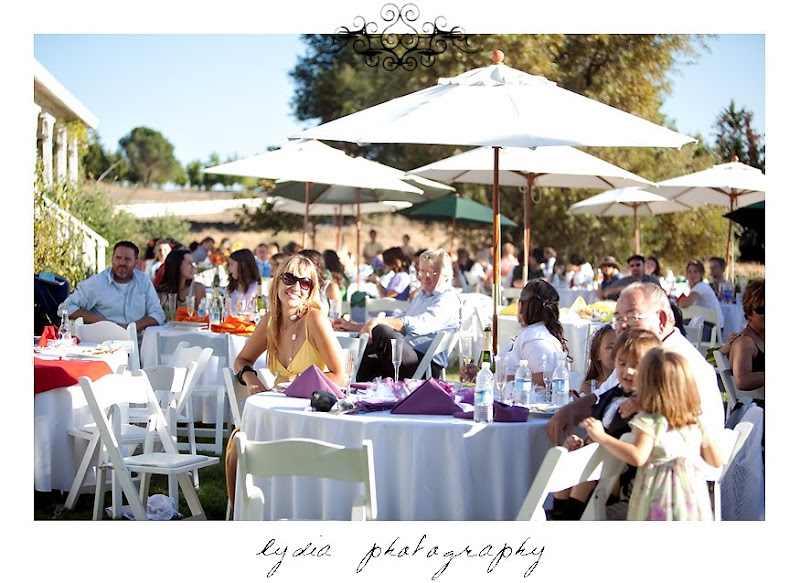 Picture of the guests at the wedding at The Covenant Gardens in Santa Rosa California