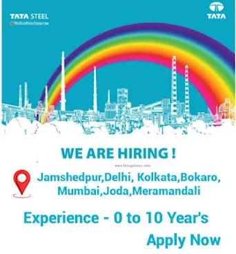 "Immediate Hiring at Tata Steel-2024 "