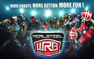 Screenshots of the Real Steel World Robot Boxing for Android tablet, phone.