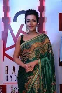 Actress Catherine Tresa Stills at Bazaar Hyderabad Launch at Putlibowli