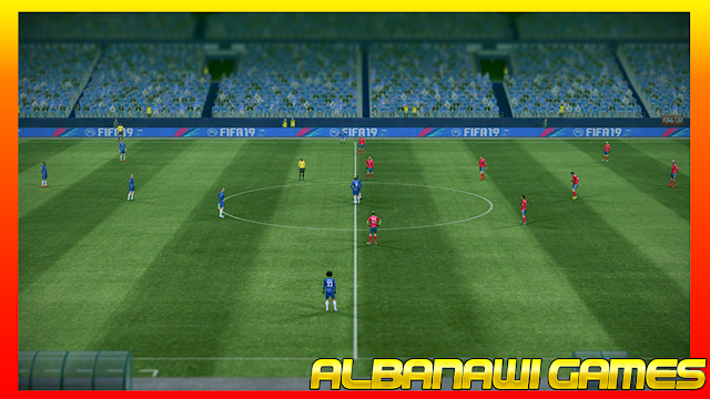 رسومات جديد مثل FIFA 19 العشب الجديد HD مثل FIFA 19 تمت إضافة إعلان FIFA 19 الرسمي لوحة FIFA 19 الرسمية ويشمل هذا وزارة الدفاع أيضا فيكس الحلو