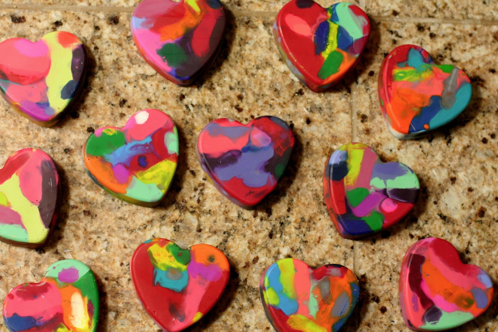 Valentine's Day Heart Homemade Crayons {baby-safe and edible