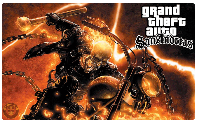 GTA San Andreas Ghost Rider v1.1 Mod
