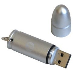 Silver bullet USB flash drive