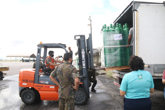 Ministério da Saúde entrega 160 cilindros de oxigênio medicinal para Rio Grande do Norte