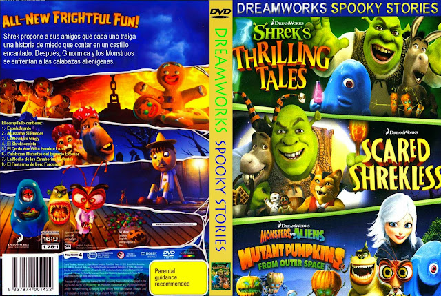 Capa DVD Dreamworks Spooky Stories