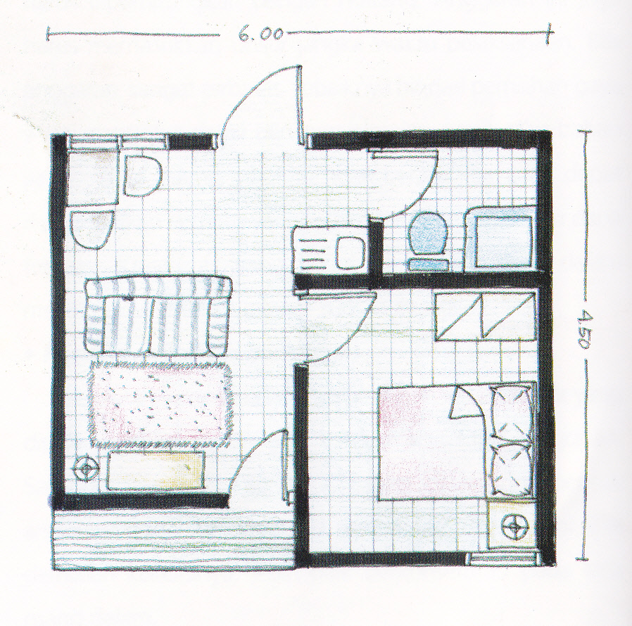 Contoh Rumah Mungil Type 22 Lengkap Dengan Layout Tampak Depan