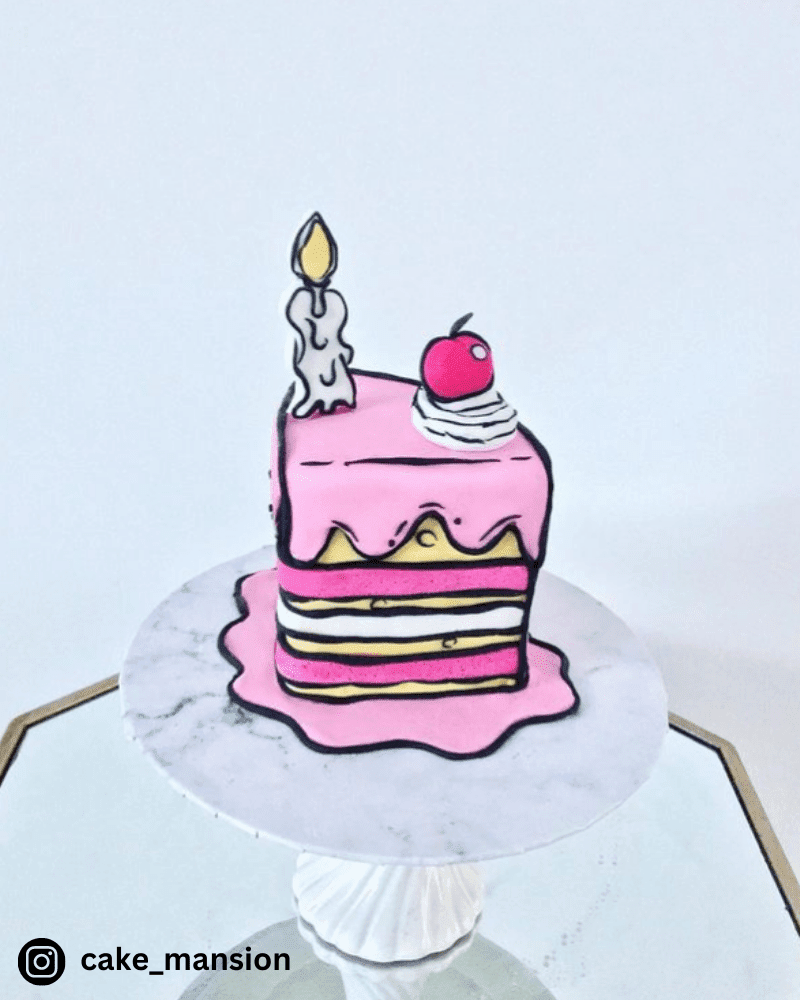 2D Cartoon B'day Cake – Little Cupcakes
