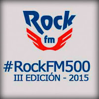 Logo de las 500 mejores canciones del rock según Rock FM